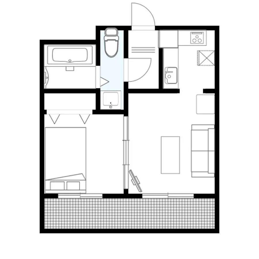 9-2　New！札幌駅7分 好立地【Serviced Apartment Sapporoステーション9-2】Wi-Fi無料 Japan